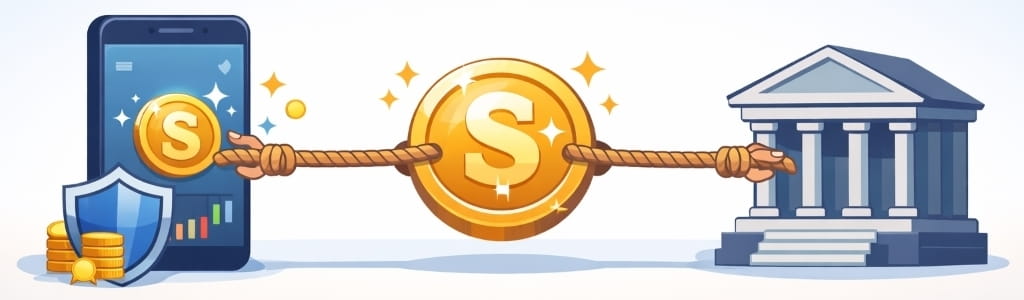 Coinbase is pushing back against banks to keep rewarding users for holding stablecoins, while lawmakers negotiate what counts as acceptable.