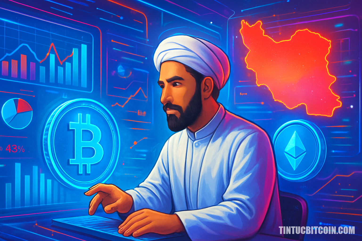 Iran phân tích khối lượng crypto giữa căng thẳng địa chính trị