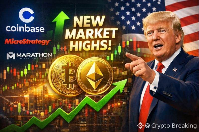 Bernstein Highlights Crypto Stocks As Trump Tells Of New Market Highs.