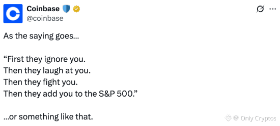 Coinbase tweet 05-13